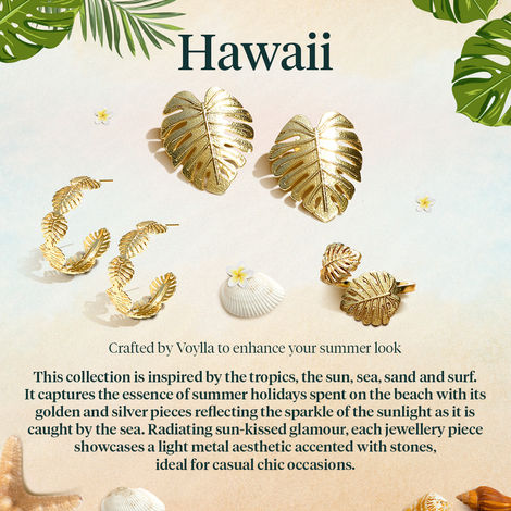 Voylla Hawaii Starfish Open Finger Ring