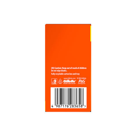 Gillette Fusion Manual Shaving Razor Blades For Men (10 Cartridges)