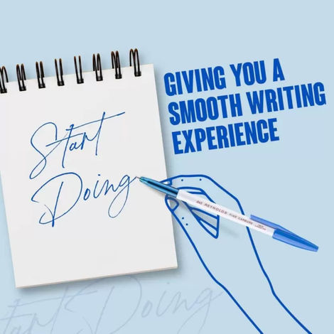 Reynolds 045 Ball Pen Set (5 Pens - 4 Blue Pens; 1 Black Pen)