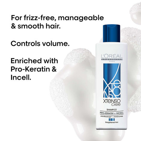 L'Oreal Professionnel Xtenso Care Shampoo For Frizz-Free, Smooth & Manageable Hair