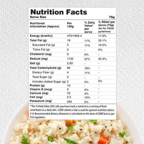 MOM Ghee Rava Upma With Bhujia