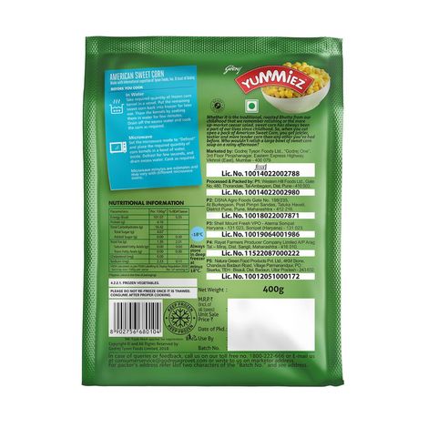 Yummiez American Sweet Corn
