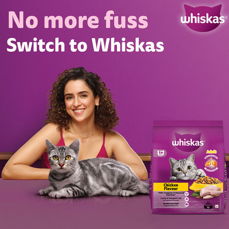 Whiskas Adult Chicken Flavour Dry Cat Food