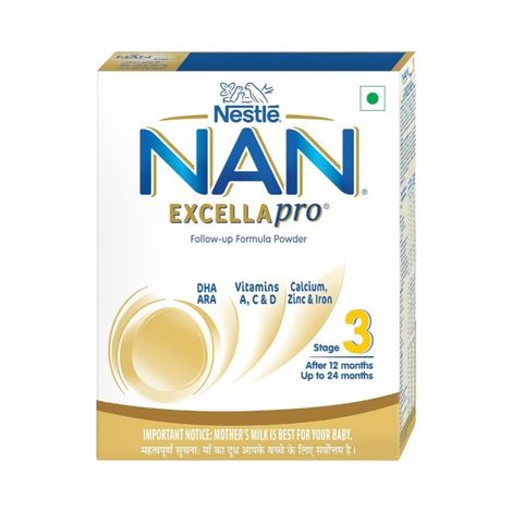 Nestle Nan Excellapro 3 Follow-Up Formula Powder - Stage 3 | After 12 Months