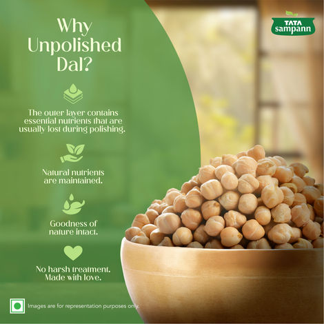 Tata Sampann Unpolished Kabuli Chana | Medium Size