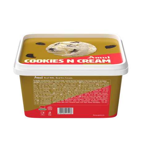 Amul Gold Cookies & Cream Ice Cream Tub