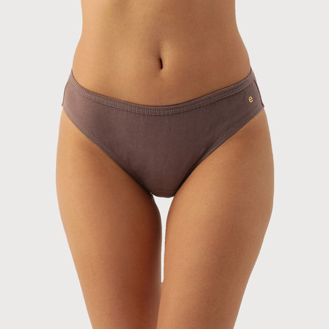 Enamor Women's CB03 Solid Cotton Bikini Panty | Low Waist | PO3 | Assorted | S