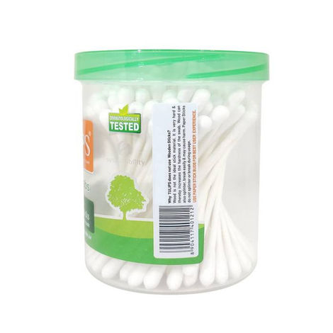 Tulips Paper Stick Cotton Buds Jar