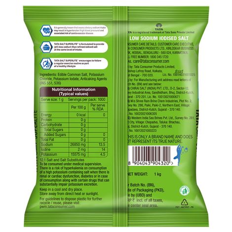 Tata Salt Superlite With 30% Low Sodium