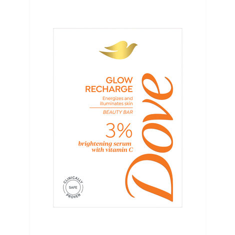 Dove 3% Brightening Serum + Vitamin C Glow Recharge Serum Beauty Bar