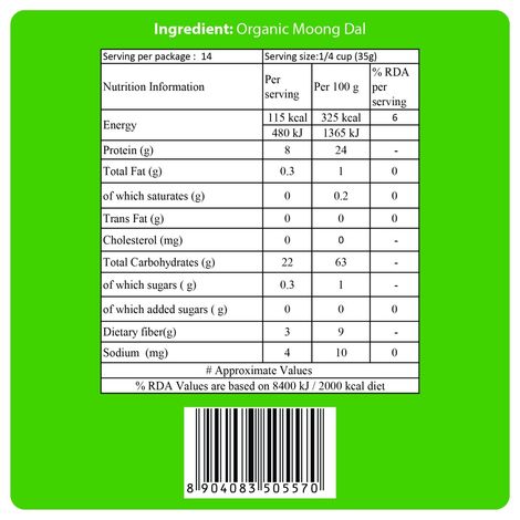 24 Mantra Organic Moong Dal