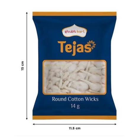 Tejas Round Cotton Wicks | Shubhkart