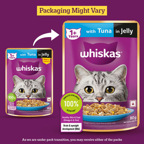 Whiskas Adult Tuna in Jelly Wet Cat Food