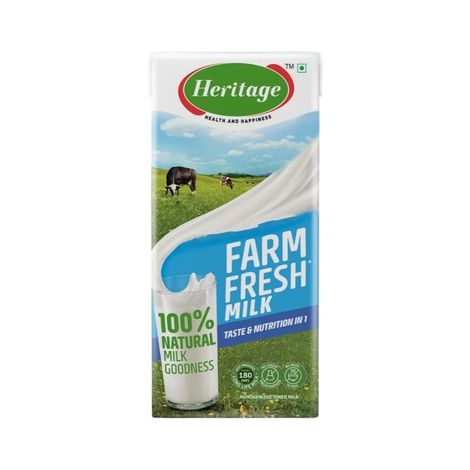 Heritage Farm Fresh Toned Tetra pack Milk