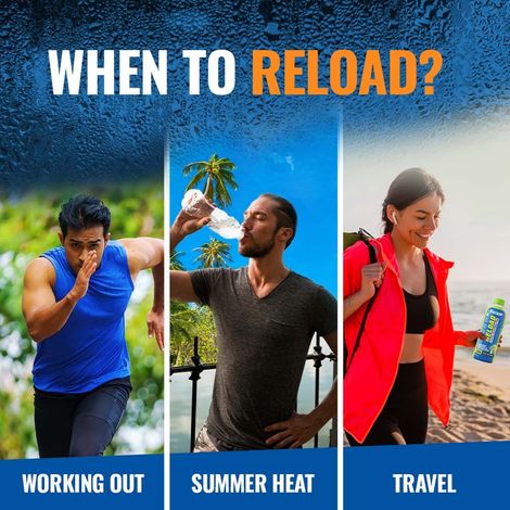 Fast&Up Reload Zero Sugar Energy Drink - Refreshing Orange Flavour