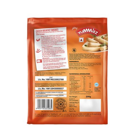 Godrej Yummiez Chicken Breakfast Sausage