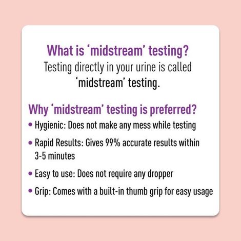 Sirona Home Pregnancy Test Kit Easy To Use Midstream Urine Test Kit