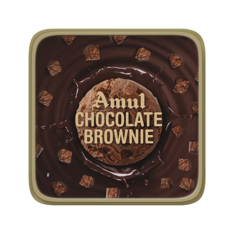 Amul Chocolate Brownie Ice Cream Tub
