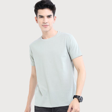 Ketch Men Printed Men Round Neck Multicolor T-Shirt | Green | M