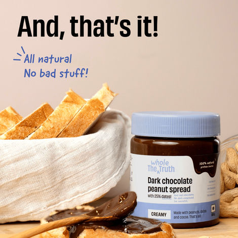 The Whole Truth Creamy Dark Chocolate Peanut Spread
