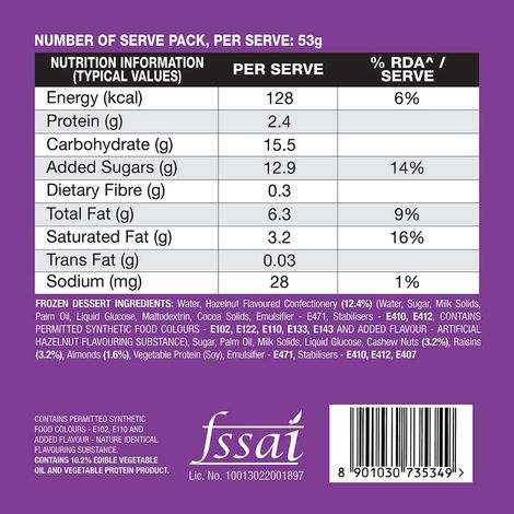 Kwality Wall's Fruit And Nut Tub