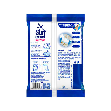 Surf Excel Easy Wash Detergent Powder Combo