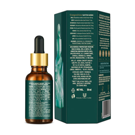 Indulekha Svetakutuja Dandruff Treatment Scalp Serum |Ayurvedic serum for dandruff treatment