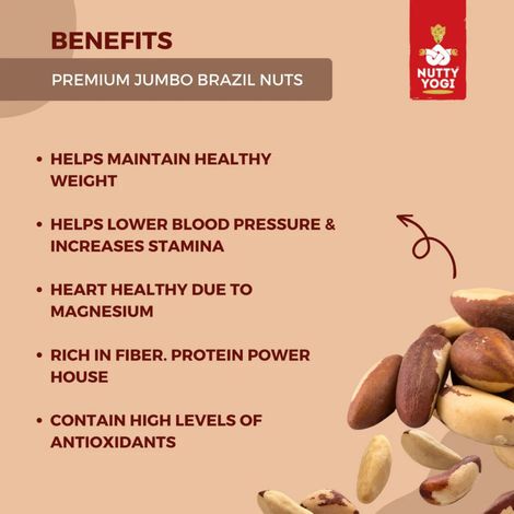 Nutty Yogi Premium Jumbo Brazil Nuts