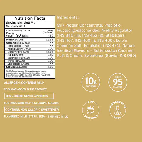 Phab Kulfi Caramel Protein Milkshake