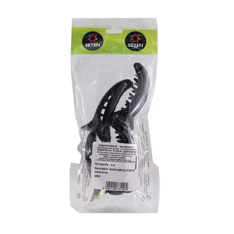 Black Hair Clutch/ Clip/ Claw - Medium