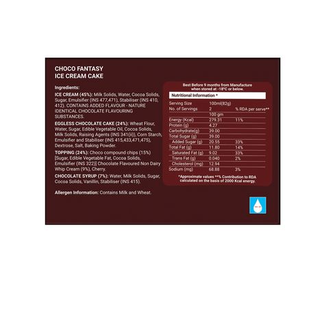 Dairy Day Bento Cake Choco Fantasy Ice Cream Cake - Box