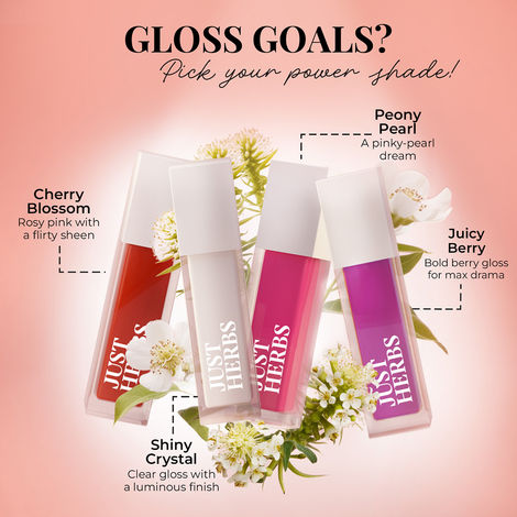 Just Herbs Serum Infused Lip Gloss (Deep Love)