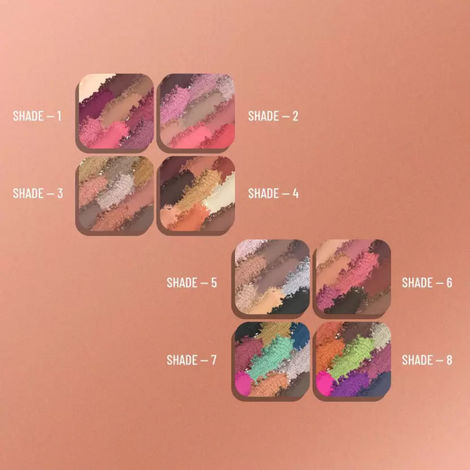 Swiss Beauty Ultimate 9 Pigmented Colors Eyeshadow Palette - Shade 04