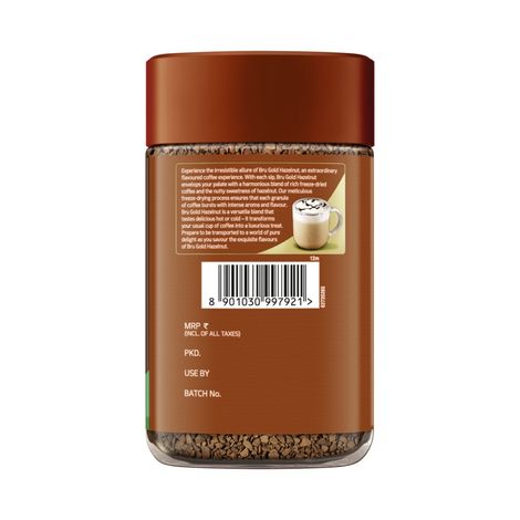 Bru Gold Freeze Dried Hazelnut