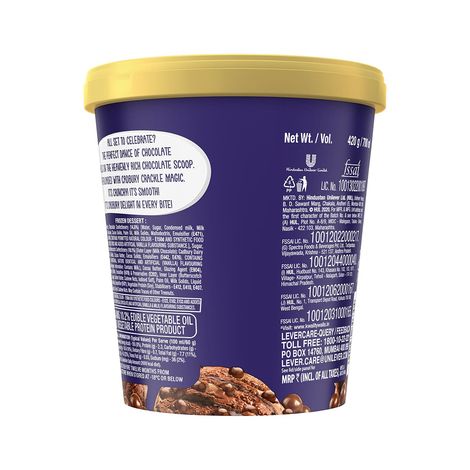 Kwality Wall's Cadbury Crackle Tub