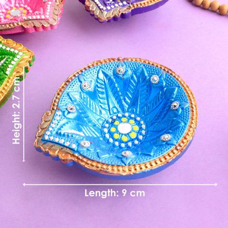 Satvik Clay Diya Set Of 6
