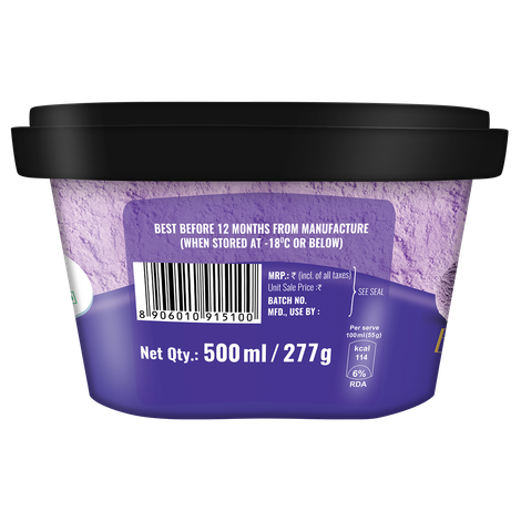 Dairy Day Black Currant Ice Cream Tub
