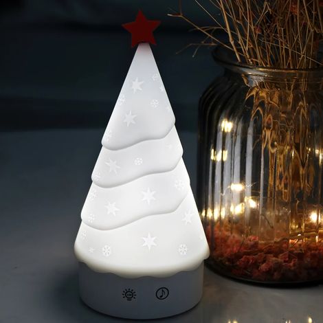 Desidiya Christmas Snow Tree Led Night Light - Cute And Creative Decor Lamp