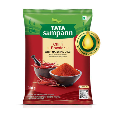 Tata Sampann Chilli Powder with Natural Oils Lal Mirchi Powder
