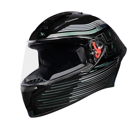 Studds Thunder D11 Full Face Helmet with Spoiler |Chameleon - L
