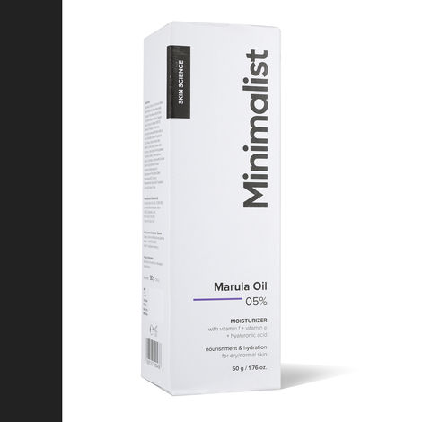 Minimalist 5% Marula Oil Face Moisturizer Cream based Nourishing & Hydrating For Men & Women