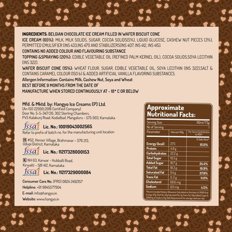 Hangyo Belgian Chocolate Cone