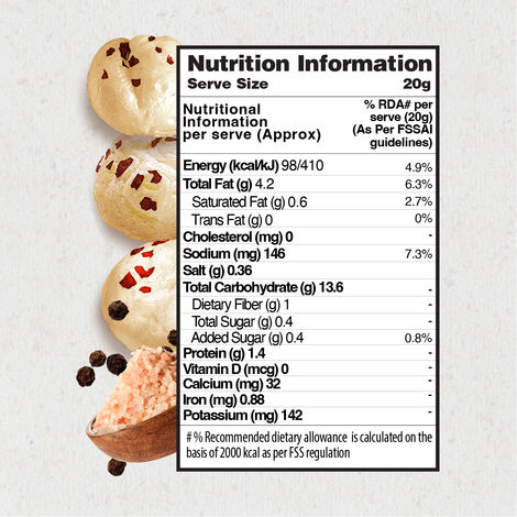 MOM Himalayan Salt & Pepper Roasted Makhana