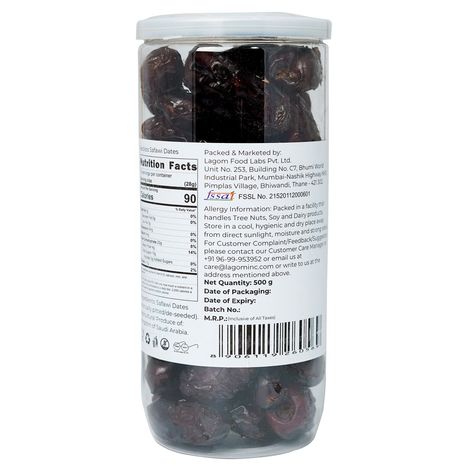 Lagom Gourmet Seedless Safawi Dates