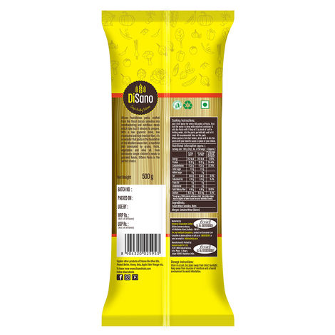 Disano Spaghetti Pasta, 100% Durum Wheat, No Maida
