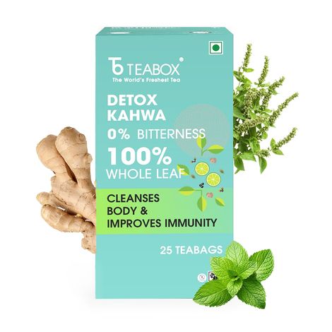 Teabox Detox Kahwa - Fresh Spiced Green Tea