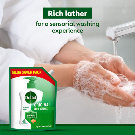 Dettol Original Hand Wash Refill | 99.99% Germ Protection