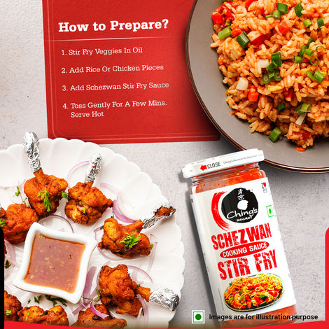 Ching's Secret Schezwan Stir Fry Cooking Sauce, Bold & Spicy, Cooking Sauce