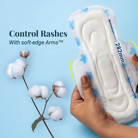 Niine Naturally Soft XL Sanitary Pads | Soft & Cottony | 36 Pads 