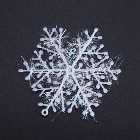 Gullak 15 cm Set Of 6 Snowflakes White